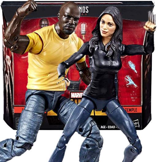 Luke Cage & Claire Temple | Exclusive Wal-Mart | 2 Pack | (Netflix) Luke Cage | Hasbro 2018 | Marvel Legends