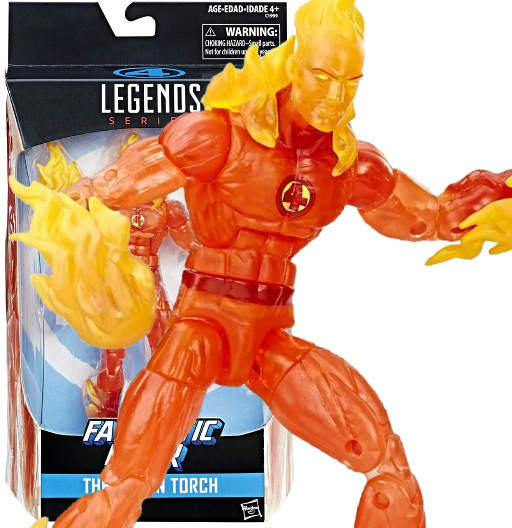 The Human Torch | Exclusive Walgreen's | Fantastic Four | Hasbro 2018 | Marvel Legends