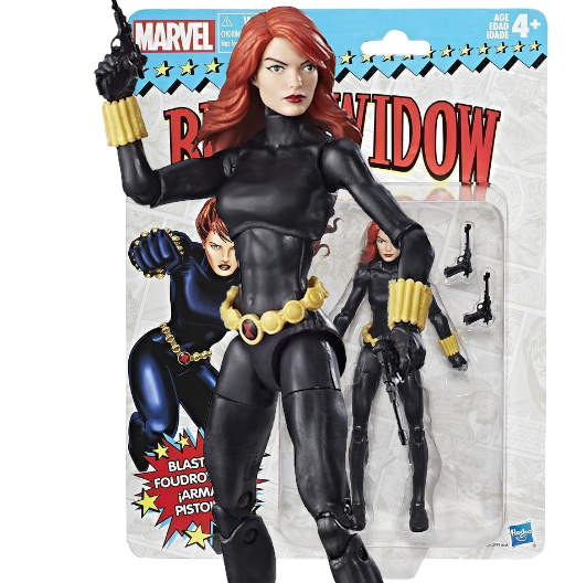 Black Widow | Marvel Retro Collection | Black Widow | Hasbro 2018 | Marvel Legends