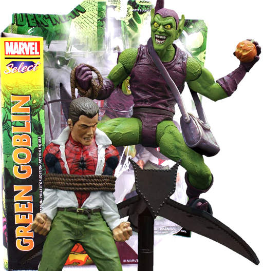Green Goblin & Spider-Man | Marvel Select | Figura de Acción Articulada | Diamond Select Toys