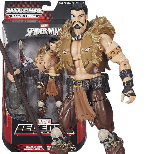 Kraven | BAF Rhino | Spider-Man | Hasbro 2015 | Marvel Legends