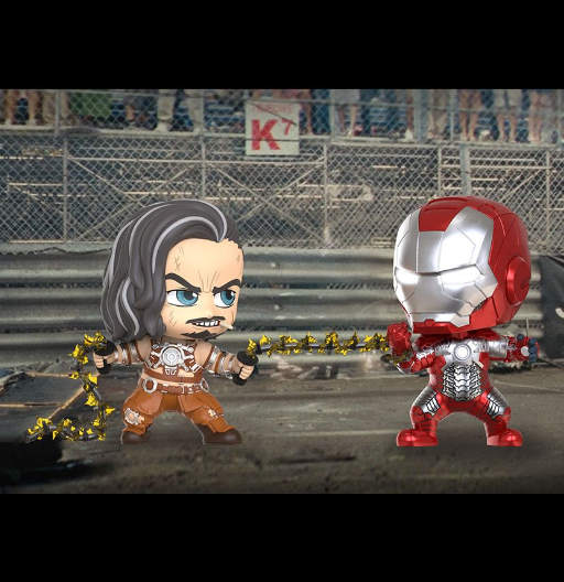 Whiplash & Iron Man Mark V | Set of 2 | Iron Man 2 | COSB 801 | Figura Cosbaby (s)