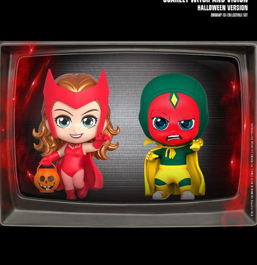 Scarlet Witch & Vision (Halloween Version) | Set of 2 | WandaVision | COSB 849 | Figura Cosbaby (s)