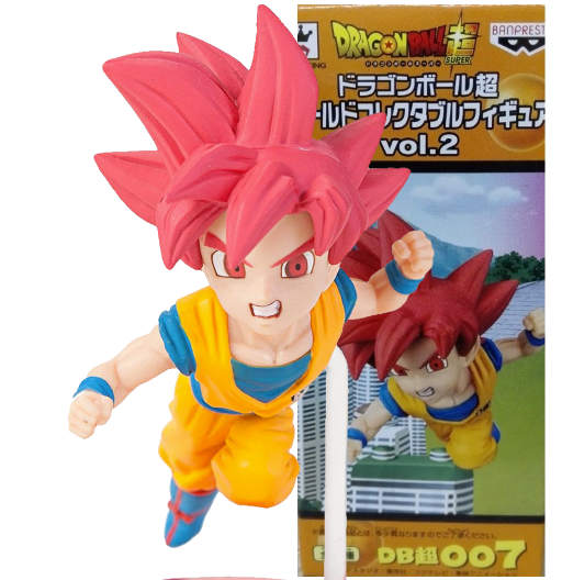 Goku SS God (Aerial combat) | DB超007 | Dragon Ball Super Series | Vol.2 | 2017 | DWC & WCF | World Collectable Figure | Banpresto & Craneking