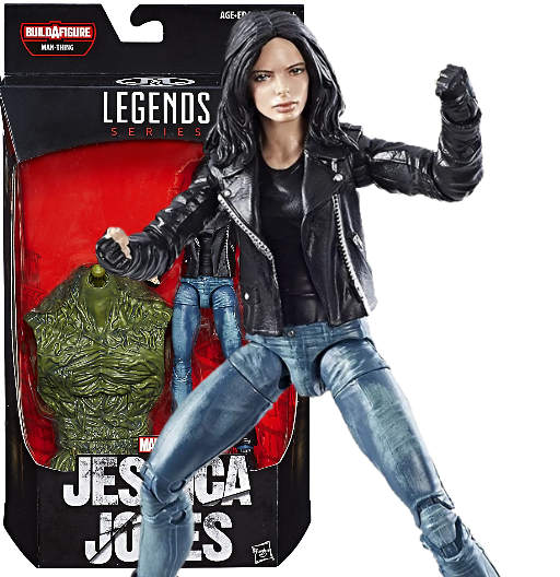 Jessica Jones | BAF Man-Thing | (Netflix) Jessica Jones | Hasbro 2017 | Marvel Legends