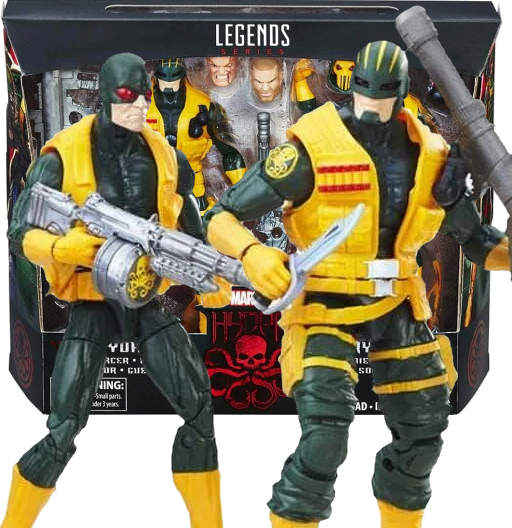 Hydra Soldier & Hydra Enforcer | Exclusive Toys-R'us | 2 Pack | Hydra | Hasbro 2017 | Marvel Legends