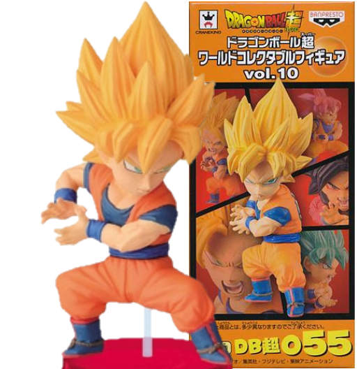Goku SSJ | DB超055 | Dragon Ball Super Series | Vol.10 | 2017 | DWC & WCF | World Collectable Figure | Banpresto & Craneking