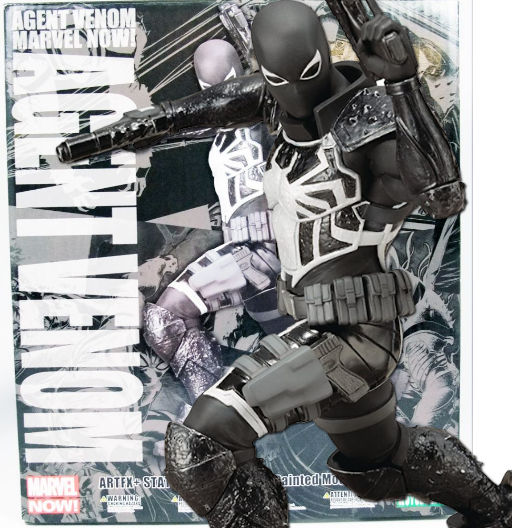 Agent Venom | Agent Venom Marvel Now | Marvel ARTFX+ | Estatua Escala 1:10 | 18,5 cm | Kotobukiya