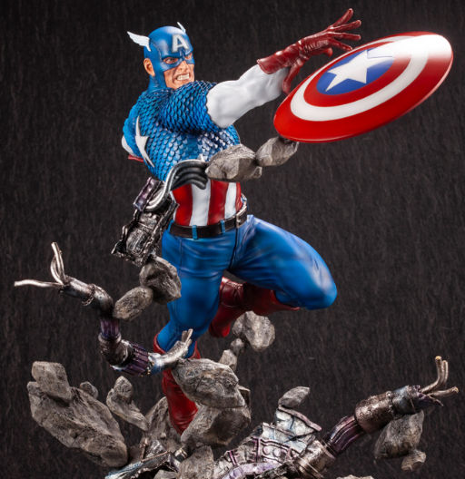 Captain America | The Avengers | Marvel Fine Arts | Statue Escale 1:6 | 36 cm | Kotobukiya