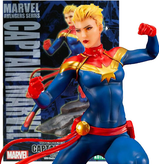 Captain Marvel | Avengers Series | Marvel ARTFX+ | Estatua Escala 1:10 | 19,5 cm | Kotobukiya