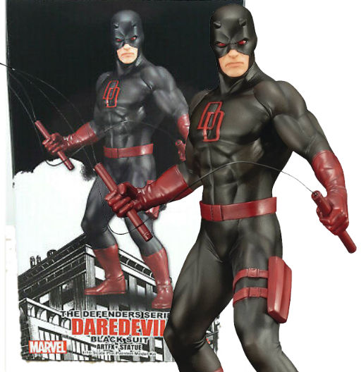 Daredevil (Black Suite) | The Defenders Series | Marvel ARTFX+ | Estatua Escala 1:10 | 18,5 cm | Kotobukiya