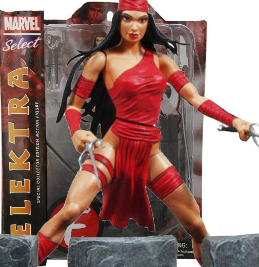 Elektra | Marvel Select | Figura de Acción Articulada | Diamond Select Toys