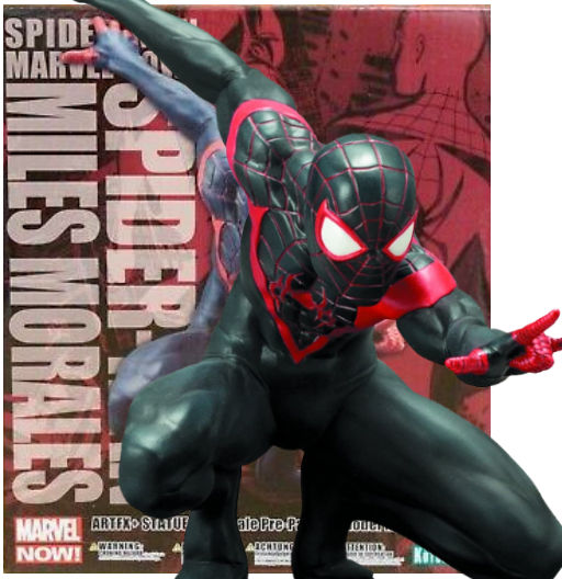 Miles Morales | Spider-Man Marvel Now | Marvel ARTFX+ | Estatua Escala 1:10 | 10,5 cm | Kotobukiya