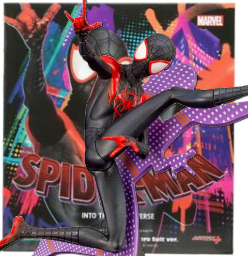 Miles Morales | Spider-Man: into the Spider-Verse | Marvel ARTFX+ | Estatua Escala 1:10 | 15,5 cm | Kotobukiya