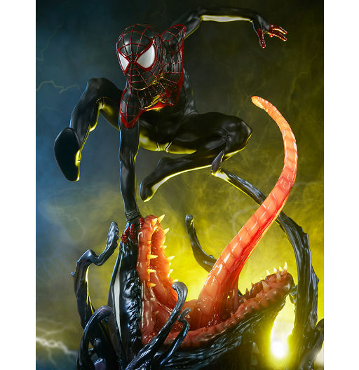 Spider-Man Miles Morales | vs Ultimate Venom | Premium format | 43 cm | Sideshow de Marvel