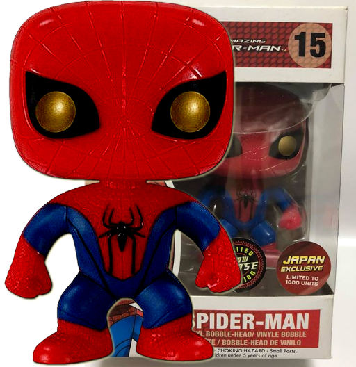Spider-Man | 015 | Exclusive Japan | Glow CHASE | (Película) The Amazing Spider-Man | Funko POP! Marvel