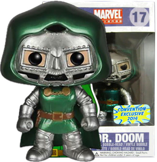 Dr. Doom (Metallic) | 017 | Exclusive Convention 2014 | Marvel Universe | Funko POP! Marvel