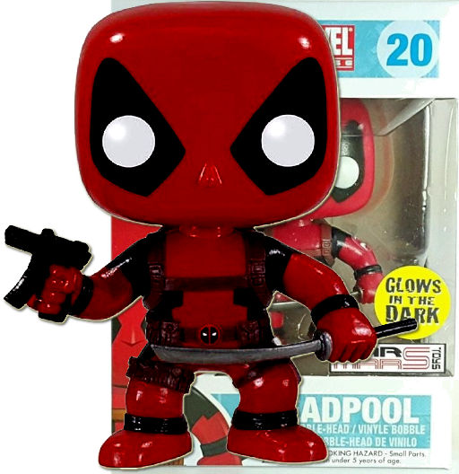 Deadpool | 020 | Exclusive Mars Toys | GITD | Marvel Universe | Funko POP! Marvel
