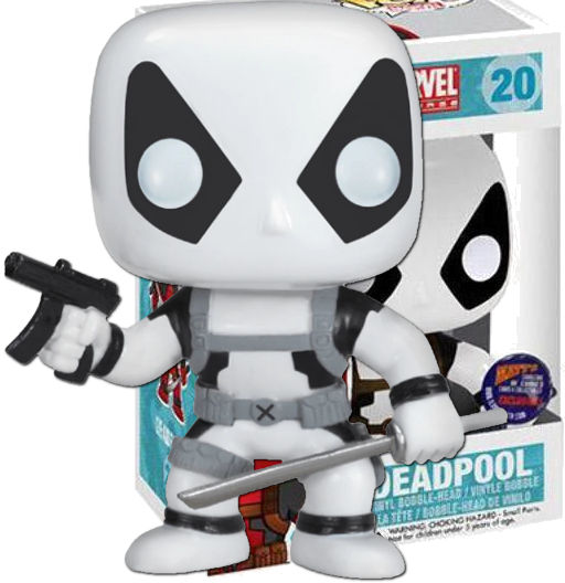 Deadpool (Black & White) | 020 | Exclusive Matts | Marvel Universe | Funko POP! Marvel