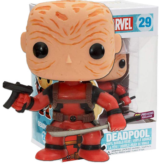 Unmasked Deadpool | 029 | Exclusive PX | Marvel Universe | Funko POP! Marvel
