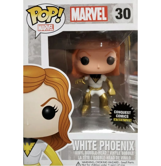 White Phoenix (Metallic) | 030 | Exclusive Conquest | Marvel Universe | Funko POP! Marvel