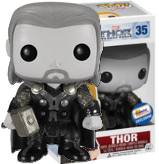Thor (Black & White) | 035 | Exclusive Gemini | (UCM) Thor The Dark World | Funko POP! Marvel