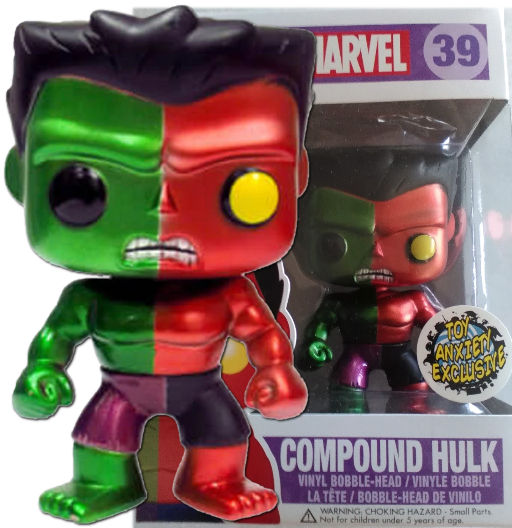 Compound Hulk (Metallic) | 039 | Exclusive Toy Anxiety | Marvel Universe | Funko POP! Marvel