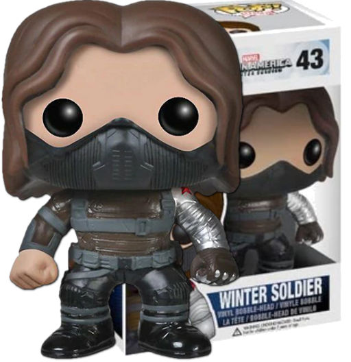 Winter Soldier (Unmasked) | 043 | (UCM) Captain America: The Winter Soldier | Funko POP! Marvel