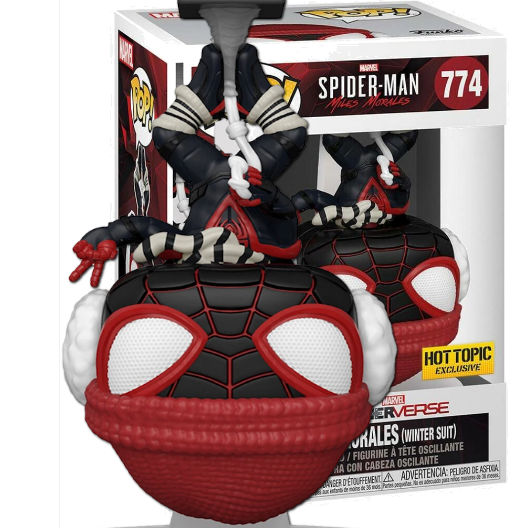 Miles Morales Winter Suit | 774 | Exclusive Hot Topic | Gamerverse Spider-Man Miles Morales | Funko POP! Marvel