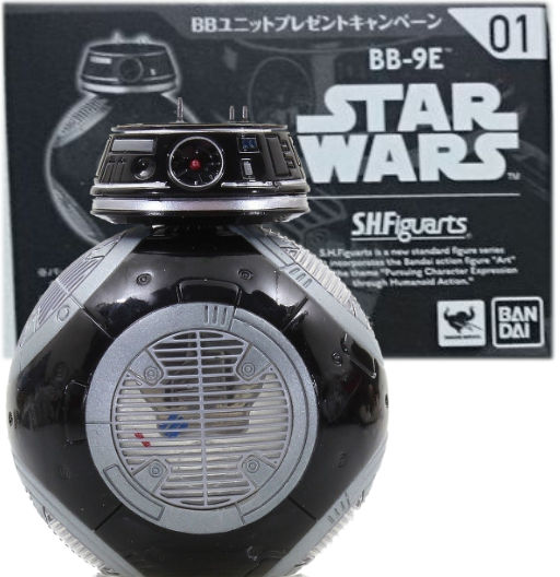 BB-9E | Episode 8: The Last Jedi | BB unit Set 1 | Star Wars | S.H Figuarts | Tamashii Nations | Bandai