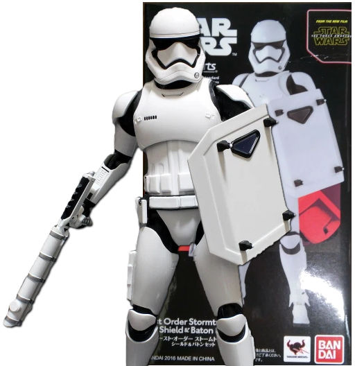 First Order Stormtrooper (Shield & Baton) | Episode 7: the Force Awakens | Star Wars | S.H Figuarts | Tamashii Nations | Bandai