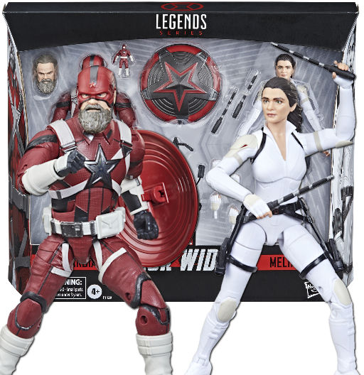 Red Guardian & Melina | 2 Pack | (UCM) Black Widow | Hasbro 2021 | Marvel Legends