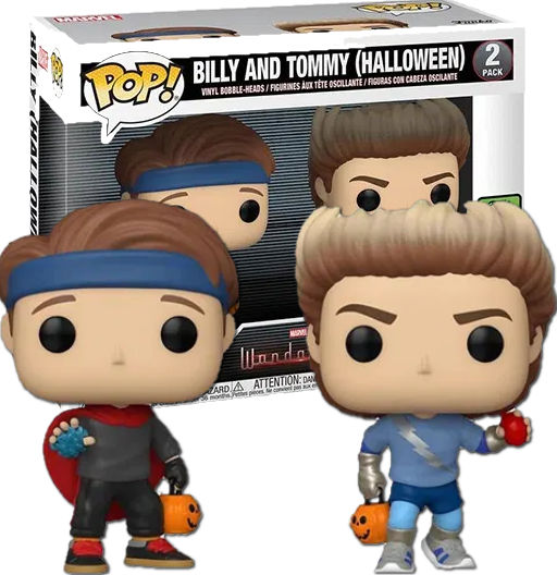 Billy and Tommy (Halloween) | 2 Pack | Exclusive Spring Convention 2021 | (UCM) Wandavision | Funko POP! Marvel