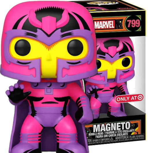 Magneto | 799 | Exclusive AT | Black Light | Marvel Trought the Ages Timeless Age | Funko POP! Marvel