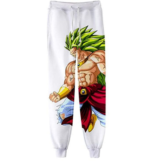 Broly Super Saiyan 3 | Hombre | Largos | Chándal | Deporte | Pantalones de Dragon Ball