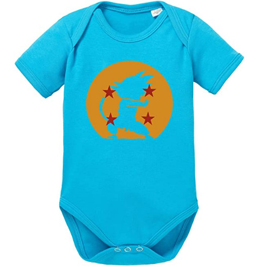 Goku (1) | Body | Manga Corta | Ropa de Bebé de Dragon Ball