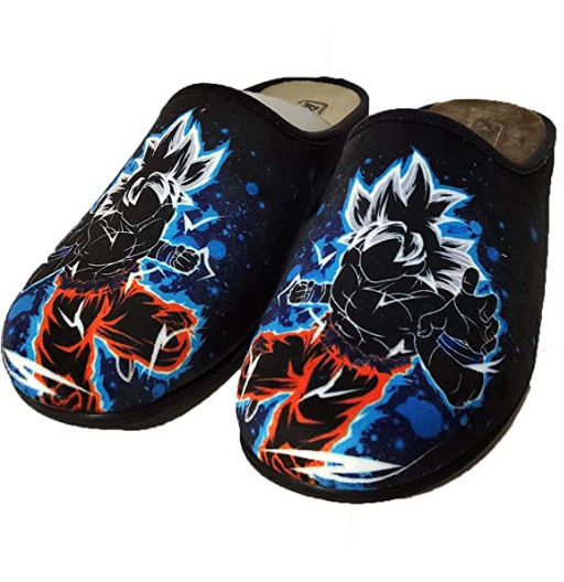 Goku Ultra Instinto | Zapatillas de andar por casa | Invierno | Unisex | Zapatos y Calzado de Dragon Ball