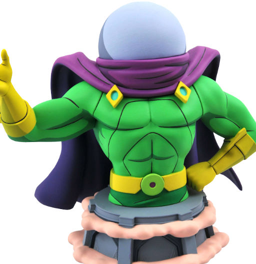 Mysterio | Marvel Animated | 1:7 Scale Resin Bust | Spider-Man The Animated Series | 15 cm | Diamond Select Toys