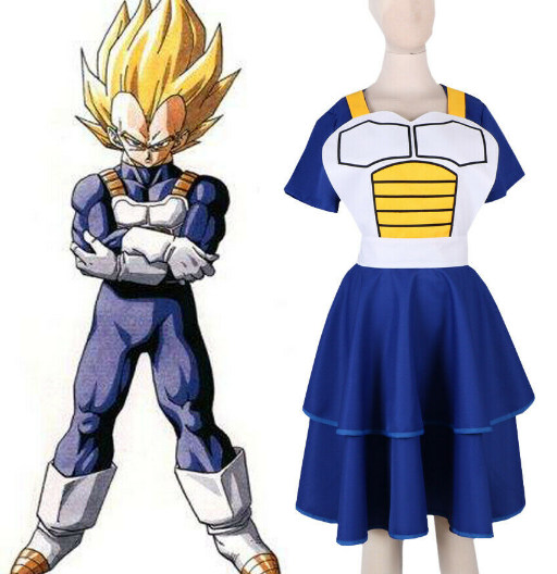 Armadura de Vegeta | Corto | Con Mangas Cortas | Vestidos de Dragon Ball