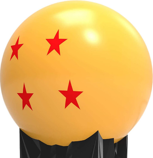 Bola de Dragón de 4 Estrellas | de Mesa | Lámparas de Dragon Ball