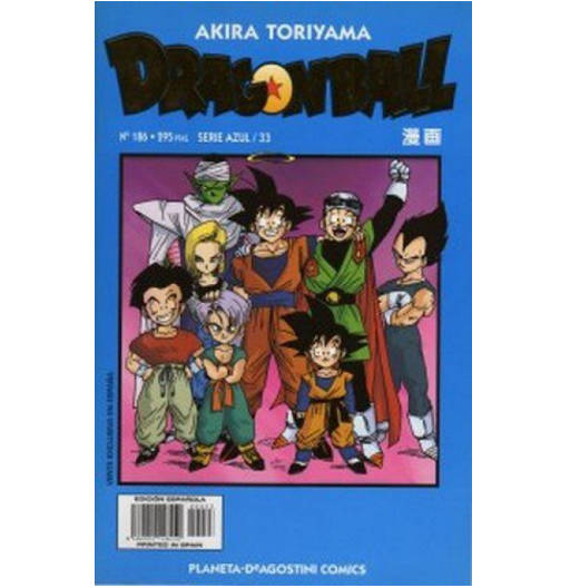 Dragon Ball 186 | Serie Azul 33 | Manga a Grapas | Mangas de Dragon Ball