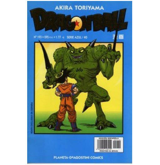Dragon Ball 193 | Serie Azul 40 | Manga a Grapas | Mangas de Dragon Ball