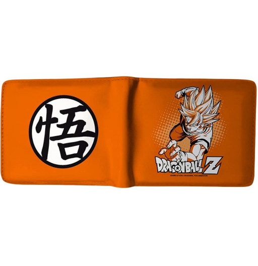 Kanji Son Goku (4) | Cuero PU | Cartera | Carteras de Dragon Ball