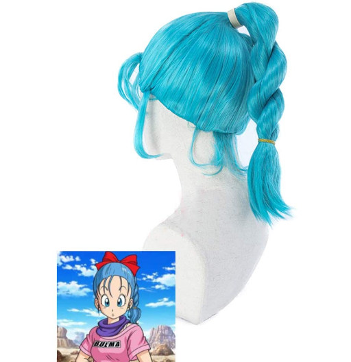 Peluca de Bulma | Dragon Ball | Cosplays y DIsfraces de Dragon Ball