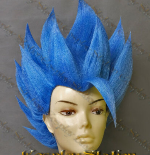 Peluca de Gogeta Super Saiyan Blue | Dragon Ball Super | Cosplays y Disfraces de Dragon Ball