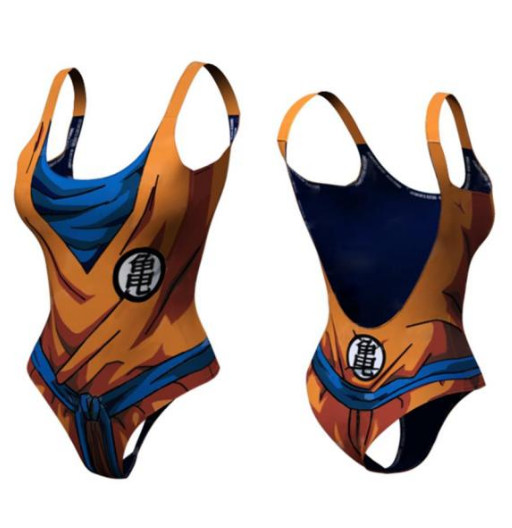 Uniforme de Kame Sennin | Bañador | 1 Piezas | Mujer | Bañadores de Dragon Ball
