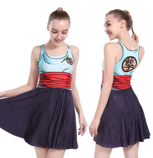Uniforme de Piccolo | Corto | Sin Mangas | Vestidos de Dragon Ball