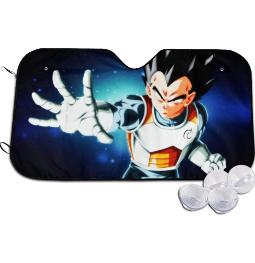 Vegeta | Parasol Luna Delantera | Accesorios para el Coche de Dragon Ball