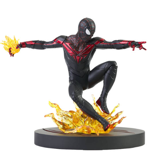 PS5 Miles Morales | Marvel Gamerverse Gallery | PVC Diorama | 23 cm | Diamond Select Toys
