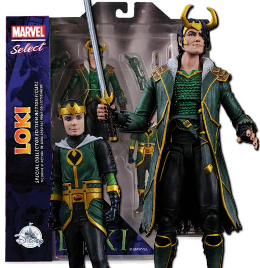 Loki & Kid Loki | Marvel Select | Exclusive Disney Store | Figura de Acción Articulada | Diamond Select Toys